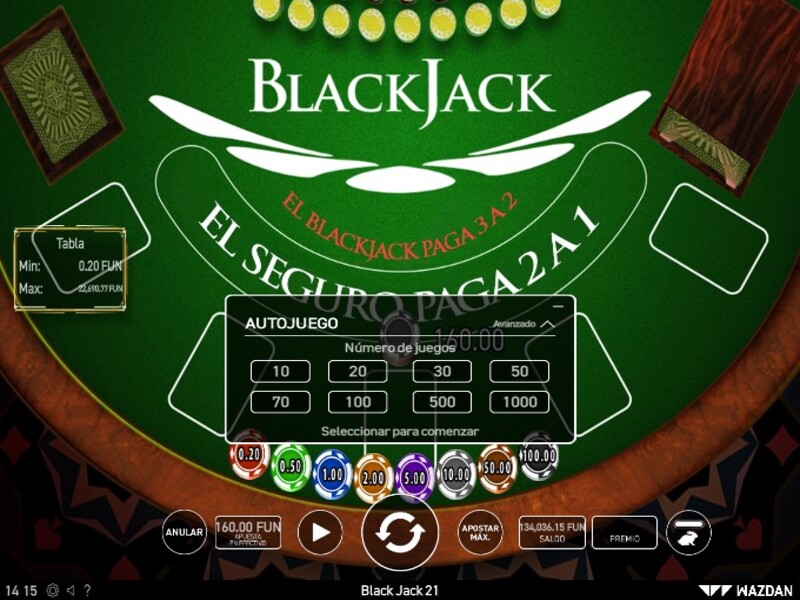 RTP del blackjack en LeoVegas