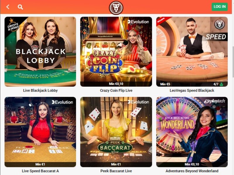 Descargar la aplicación Leovegas, casino móvil en línea